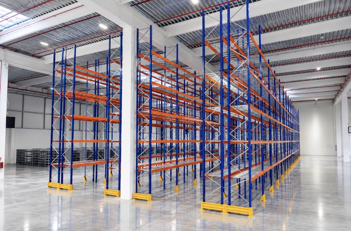 Stow pallet racking installation at O'Toole Transport's warehouse